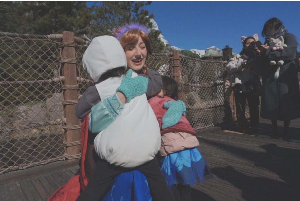 ファンタジースプリングスのフリーグリーティングを解説するガイド用の全景写真